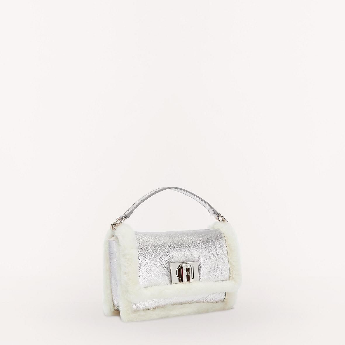 Furla 1927 Soft Tasker Danmark - Mini Tasker Dame Sølv Sort WJP105936